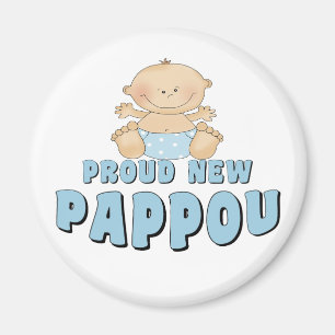 STOLT NY Pappou Pojke Magnet