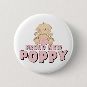 STOLT NY Poppy-flicka Knapp