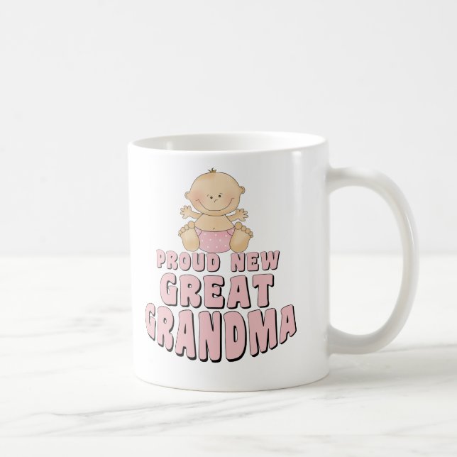 STOLT NY T-shirt för gammelmormor Kaffemugg (Höger)