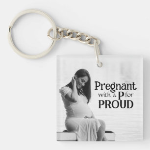 stolt ny typografisk present till mor under gravid