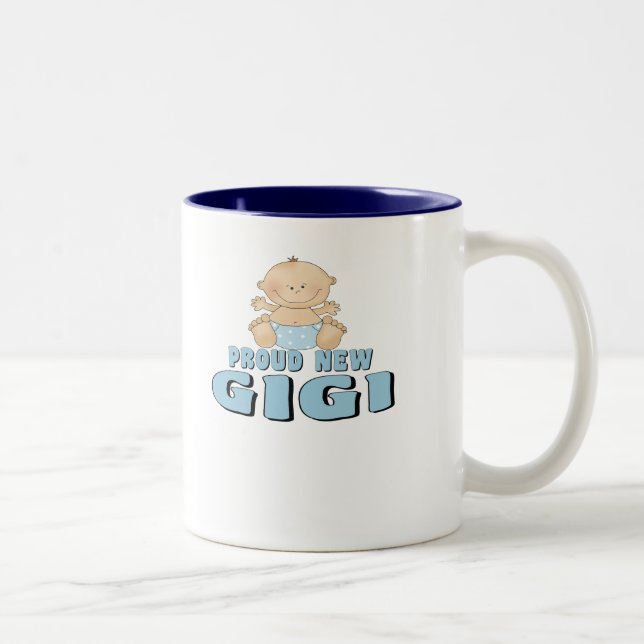 STOLT NYA GIGI Pojke Två-Tonad Mugg (Höger)