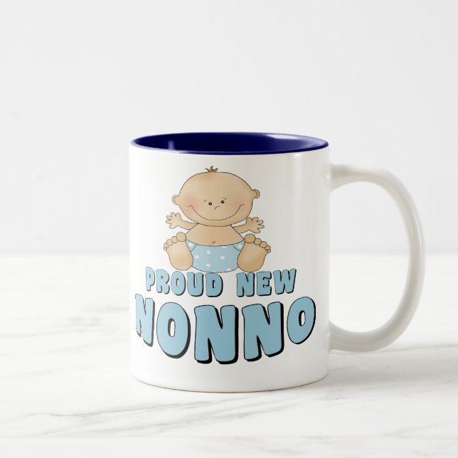 STOLT NYA Nonno Pojke Två-Tonad Mugg (Höger)