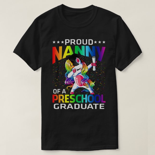 stolt nybörjare på en förskoleförening i Student T Shirt (Design framsida)