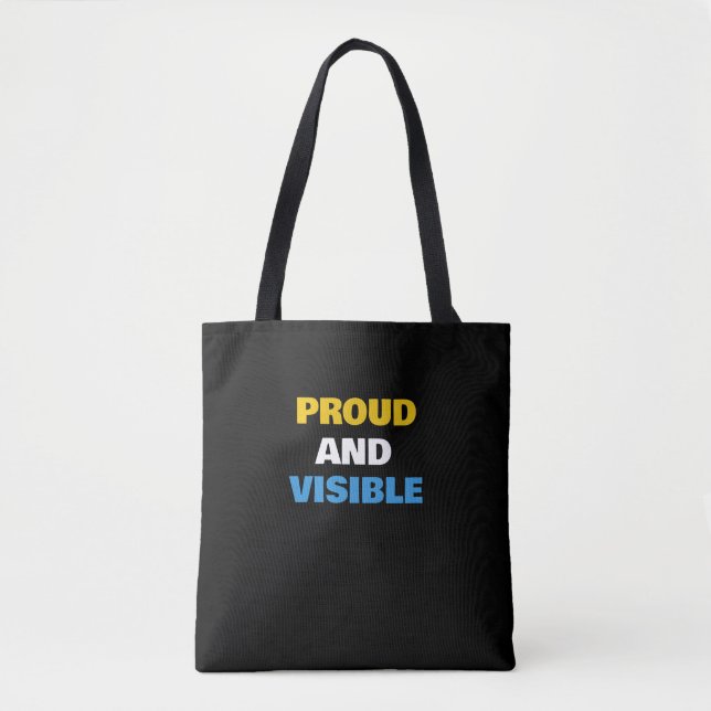 Stolt Och Synlig Anpassad Varutaska Tygkasse (Framsida)