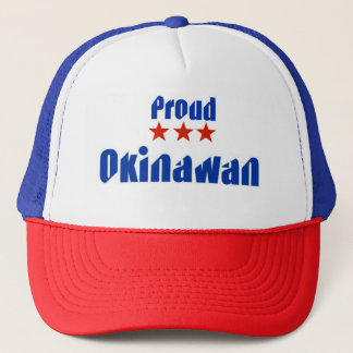 Stolt Okinawan lastbilsförare Keps