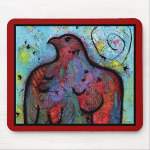 Stolt örn Mousepad - 9,25" x 7,75", Musmatta
