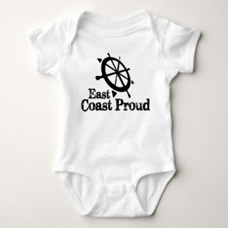 Stolt ostkust - nautisk roderbaby t-shirt