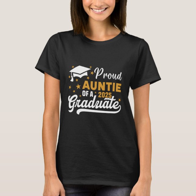 stolt över 2025 års student-klass 2025 t shirt (Framsida)