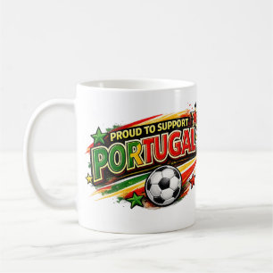 STOLT ÖVER ATT STÖDJA PORTUGAL   Portugisisk stolt Kaffemugg