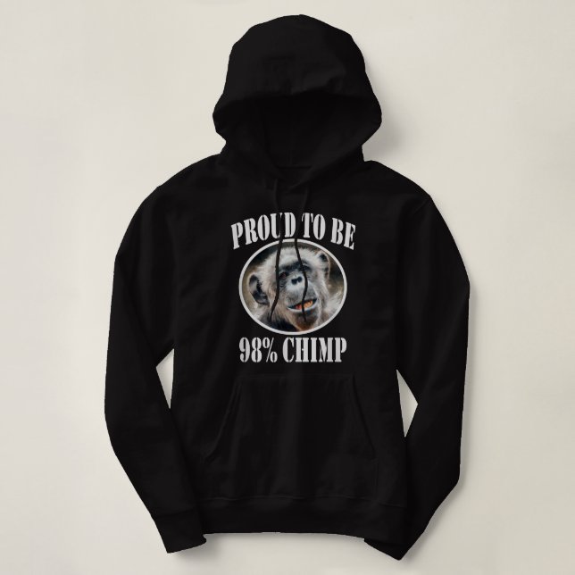 stolt över att vara 98 Chimp T Shirt (Design framsida)