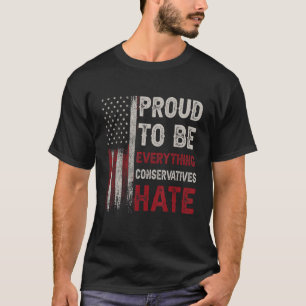 stolt över att vara allt som Konservativen skyndar T Shirt