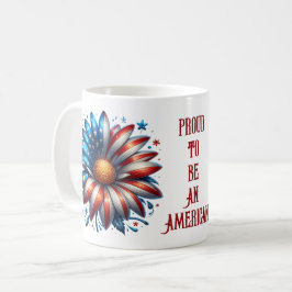 Stolt över att vara amerikan - 4 juli kaffemug kaffemugg