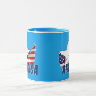 stolt över att vara amerikan mugg
