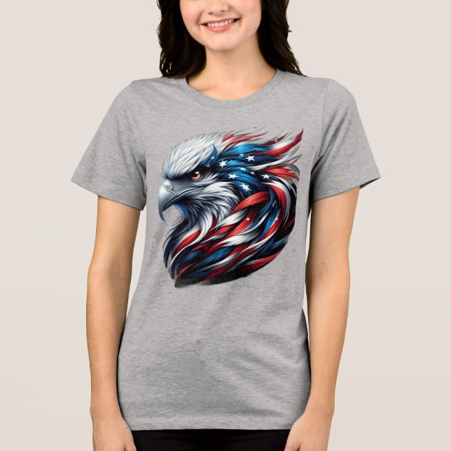 stolt över att vara amerikan | Patriotic USA T-Shi T Shirt (Framsida)