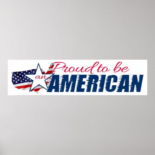 stolt över att vara amerikan poster (Framsidan)