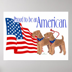 Stolt över att vara amerikan poster