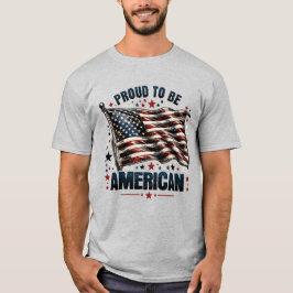 stolt över att vara amerikan t shirt