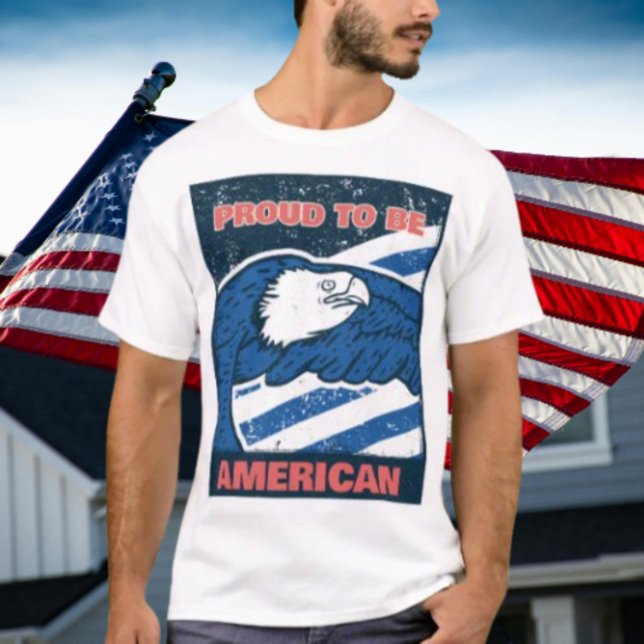 stolt över att vara amerikan t shirt (Skapare uppladdad)
