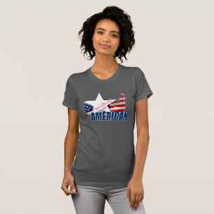 stolt över att vara amerikan t shirt