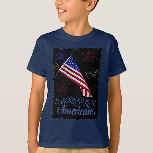 stolt över att vara amerikan tröja (Framsida)