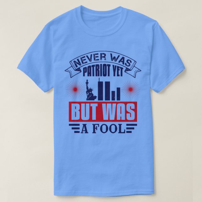 stolt över att vara amerikansk patriot (10) t shirt (Design framsida)