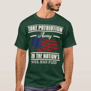 stolt över att vara amerikansk patriot (1) t shirt