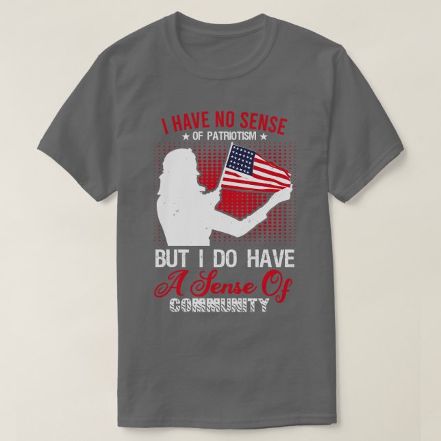stolt över att vara amerikansk patriot (8) t shirt (Design framsida)