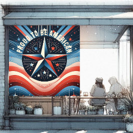 Stolt över att vara amerikansk självständighetsdag