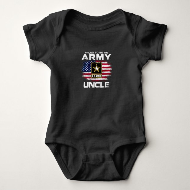 stolt över att vara arméfarbror med amerikanska Fl T Shirt (Framsida)