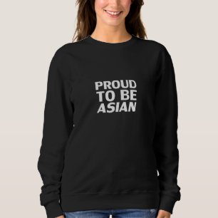 stolt över att vara asiatisk, svart vit t shirt