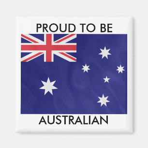 stolt över att vara australisk magnet