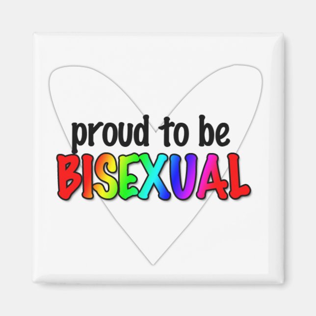 stolt över att vara Bisexual Magnet (Framsidan)