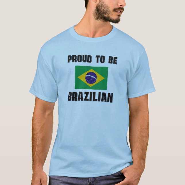 stolt över att vara BRAZILIAN Tee (Framsida)