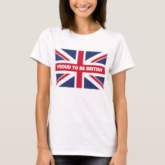 stolt över att vara brittisk T-Shirt