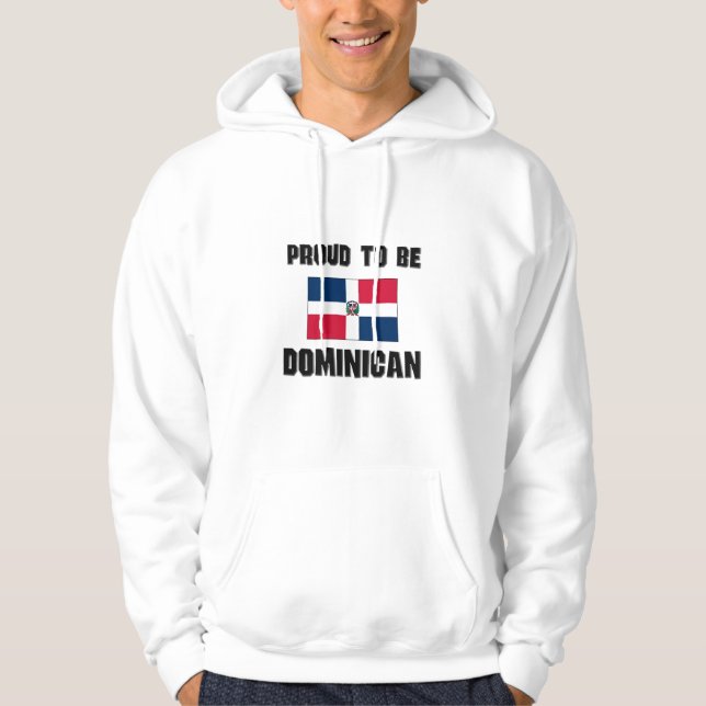 stolt över att vara DOMINICAN Hoodie (Framsida)