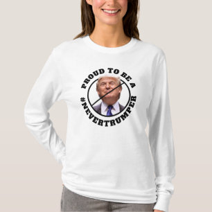 stolt över att vara en aldrig trumper-anti-Donald  T Shirt
