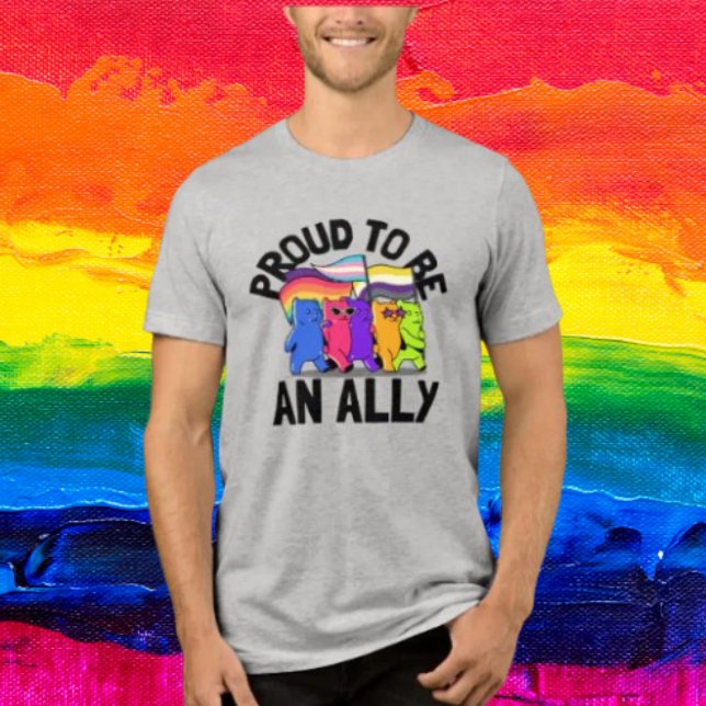 Stolt över att vara en Allierad Björnar T Shirt (Skapare uppladdad)