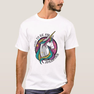 Stolt över att vara en amerikansk korna t shirt