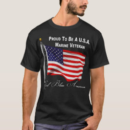 stolt över att vara en amerikansk marin veteran me t shirt