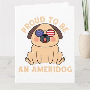 Stolt över att vara en amerikansk mops kort