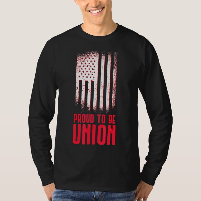 stolt över att vara en arbetsdag för EU-kvalificer T Shirt (Framsida)