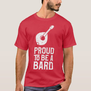 stolt över att vara en bard White T Shirt