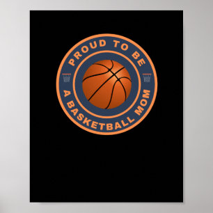 stolt över att vara en basket Mamma Poster