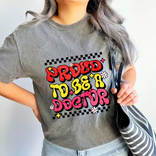 stolt över att vara en Doktor Retro-gåva T Shirt