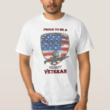 Stolt över att vara en grinig veteran T-shirt
