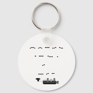 stolt över att vara en ham Morse Code Keychain Nyckelring
