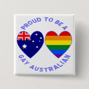 Stolt över att vara en homosexuell australiensare knapp