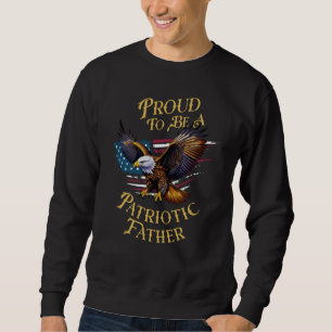 stolt över att vara en patriotisk Far Lång Ärmad Tröja