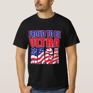 stolt över att vara en trumpunderstödjare t shirt