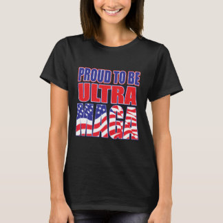 stolt över att vara en trumpunderstödjare t shirt